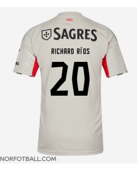 Billige Fotballdrakt Benfica Richard Rios #20 Replika Bortedrakt 2025-26 Kortermet Billige Fotballdrakt Benfica Richard Rios #20 Replika Bortedrakt 2025-26 Kortermet